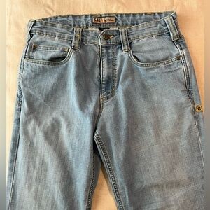 5.11 Tactical Men's Light Blue Straight Jeans